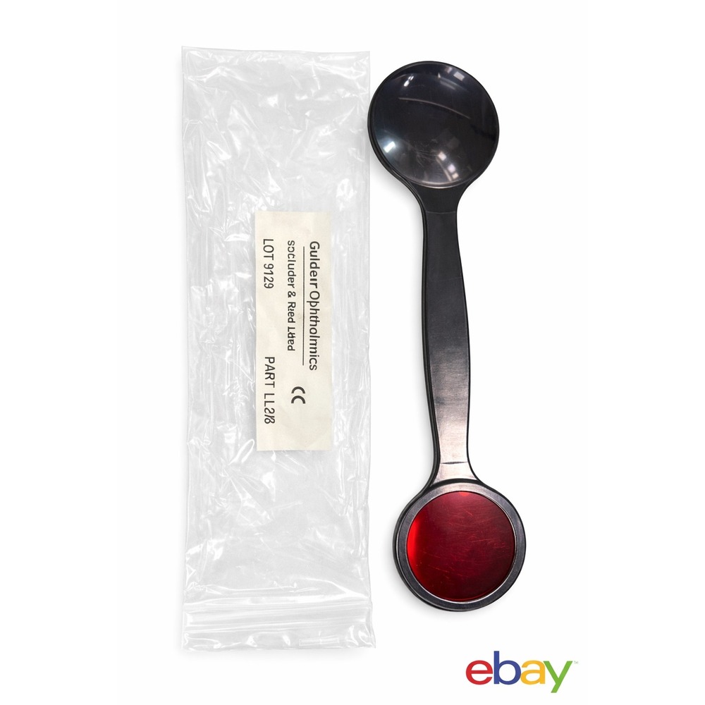 Gulden Ophthalmics Occluder and Red Lens Eye Exam Diagnostic Tool Part 11236 NEW